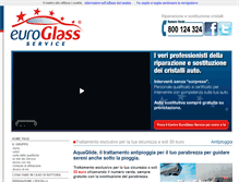 Tablet Screenshot of euroglasservice.it